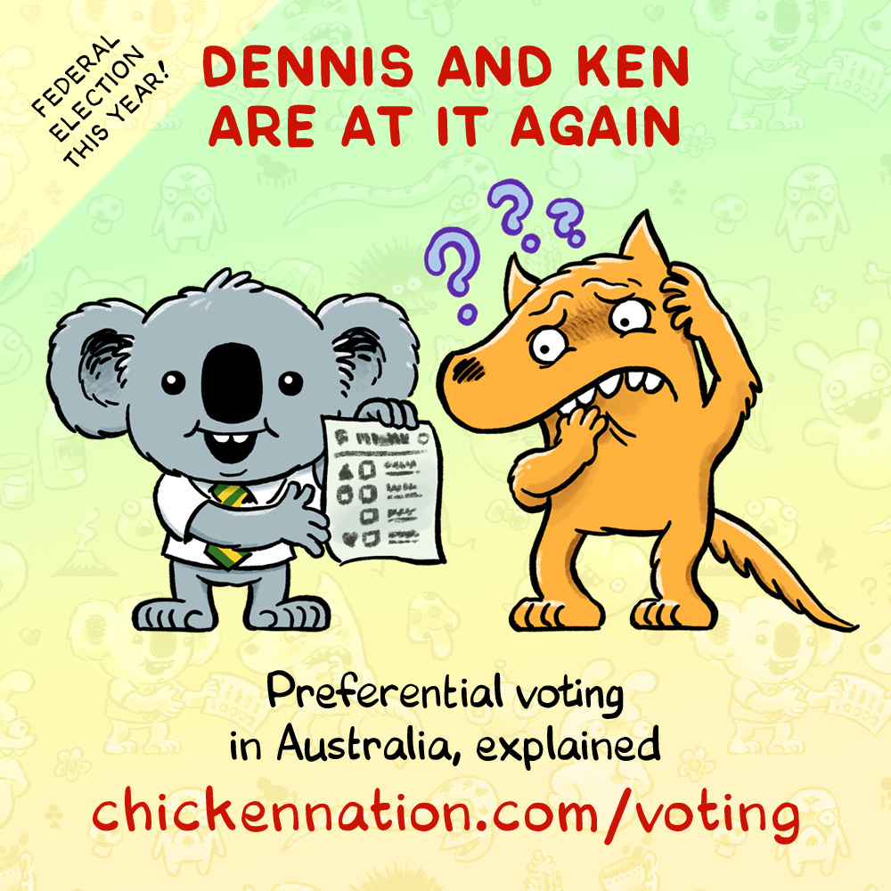 Preferential voting in Australia, explained — chickennation.com/voting
